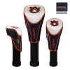 Auburn Tigers Nylon Graphite Golf Set of 3 Headcovers