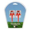 Clemson Tigers Set of 2 Mascot Golf Tees