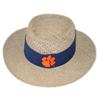 Clemson Tigers Straw Gambler Hat
