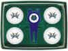 East Tennessee State Buccaneers 4 Ball Divot Tool Golf Gift Set