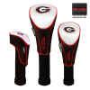Georgia Bulldogs Nylon Graphite Golf Set of 3 Headcovers