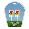 Kansas Jayhawks Set of 2 Mascot Golf Tees