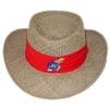 Kansas Jayhawks Straw Gambler Hat
