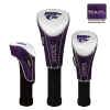 Kansas State Wildcats Nylon Graphite Golf Set of 3 Headcovers