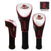 Louisville Cardinals Nylon Graphite Golf Set of 3 Headcovers