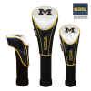 Michigan Wolverines Nylon Graphite Golf Set of 3 Headcovers