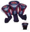 Mississippi Rebels College Contour Headcovers Set of Three