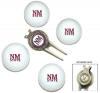 New Mexico State Aggies 4 Ball Divot Tool Golf Gift Set