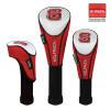 North Carolina State Wolf Pack Nylon Graphite Golf Set of 3 Headcovers