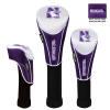 Northwestern Wildcats Nylon Graphite Golf Set of 3 Headcovers