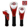 Ohio State Buckeyes Nylon Graphite Golf Set of 3 Headcovers