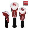 Oklahoma Sooners Nylon Graphite Golf Set of 3 Headcovers