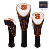 Syracuse Orangemen Nylon Graphite Golf Set of 3 Headcovers
