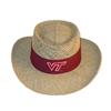 Virginia Tech Hokies Straw Gambler Hat