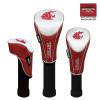 Washington State Cougars Nylon Graphite Golf Set of 3 Headcovers