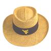 West Virginia Mountaineers Straw Gambler Hat