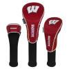 Wisconsin Badgers Nylon Graphite Golf Set of 3 Headcovers