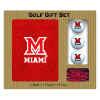 Miami (OH) Redhawks Embroidered Golf Gift Set