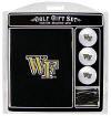 Wake Forest Demon Deacons Embroidered Golf Gift Set