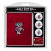 Wisconsin Badgers Embroidered Golf Gift Set