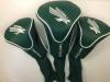 North Texas Mean Green College Contour Headcovers Set of Three