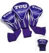 Texas Christian (TCU) Horned Frogs College Contour Headcovers Set of Three