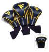 West Virginia Mountaineers College Contour Headcovers Set of Three