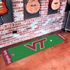 Virginia Tech Hokies Putting Green Runner Mat
