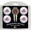 Ohio State Buckeyes 4 Ball Divot Tool Golf Gift Set