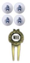 Utah State Aggies 4 Ball Divot Tool Golf Gift Set
