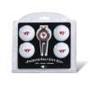 Virginia Tech Hokies 4 Ball Divot Tool Golf Gift Set