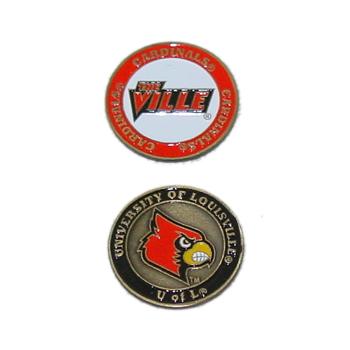 LinksWalker Louisville Cardinals Golf Bag Tag with Ball Marker