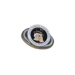 Wake Forest Demon Deacons Black Retractable Badge Holder